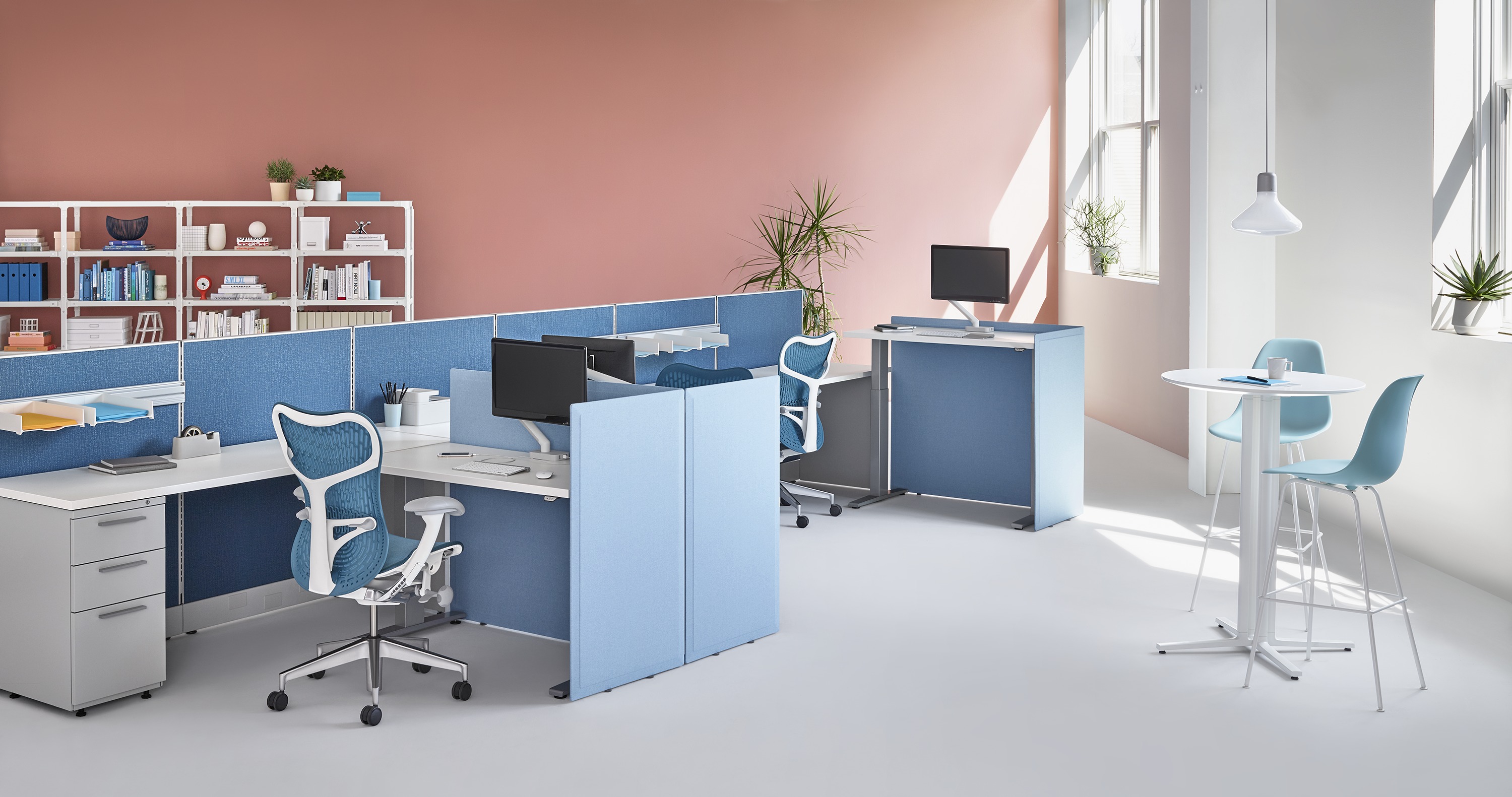 办公屏风|屏风工作站|办公家具|中国有限公司家具|Action Office 开放式办公区屏风卡位